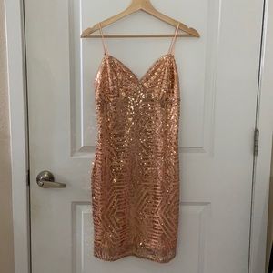 sequin Guess bodycon party dress